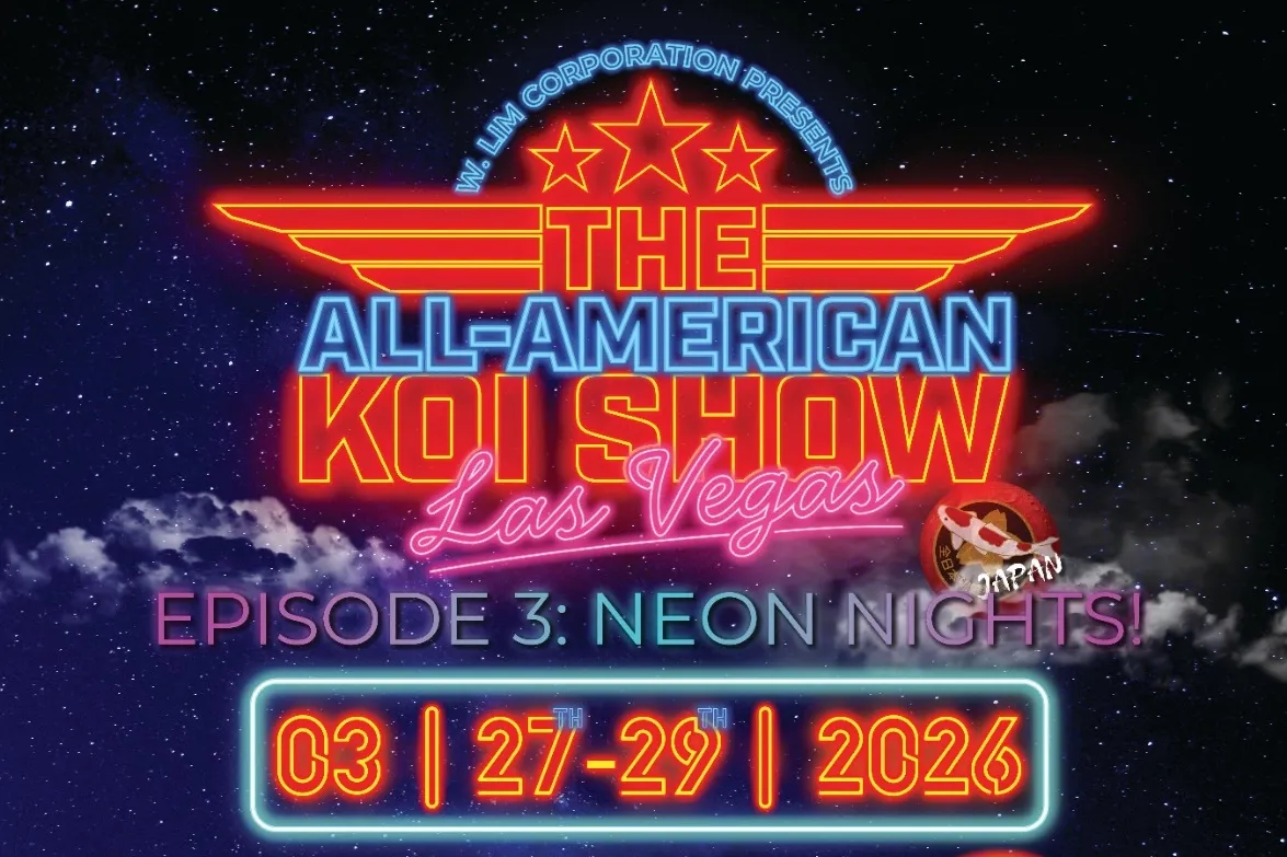 All American Koi Show 2026: Koi dünyasının en prestijli yarışması Las Vegas