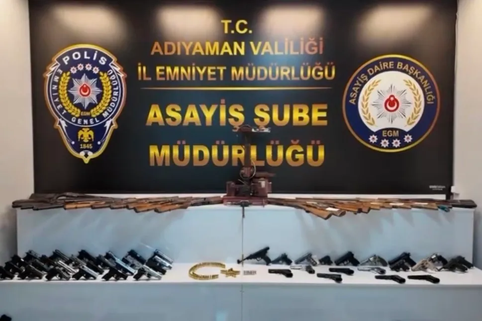 Adıyaman merkezli operasyon: 34 kişilik suç örgütü çökertildi