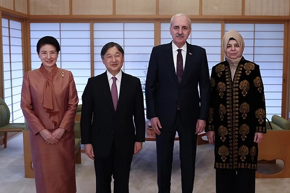 Japonya İmparatoru, TBMM Başkanı Kurtulmuş